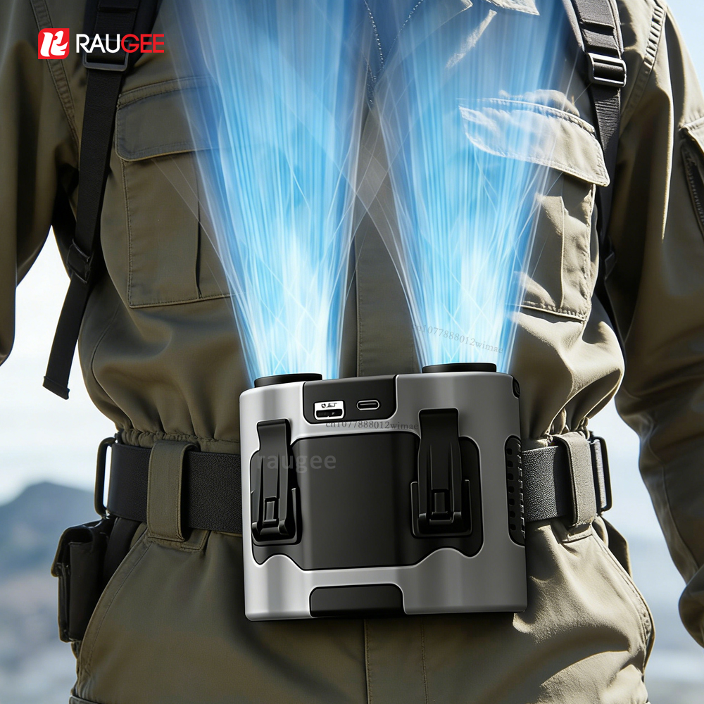 Outdoor Sport Outlet - 20000Mah Waist Fan Portable Clip Fan