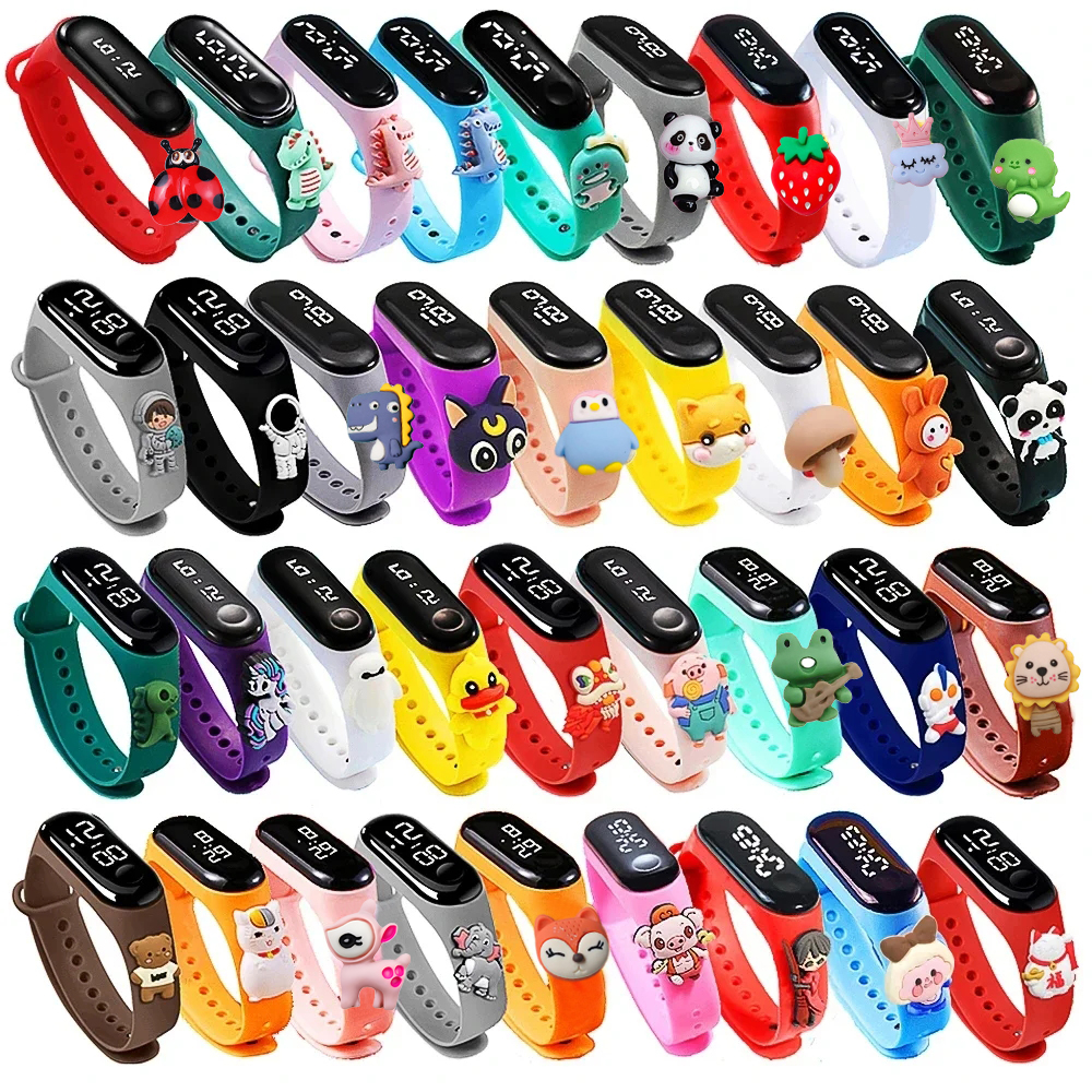 Outdoor Sport Smart Watch - Waterproof Children Smart Touch Led Watch