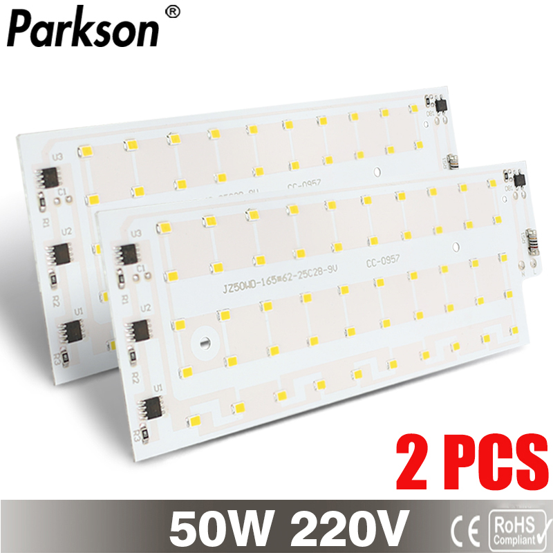 Outdoor Spotlight - 2pcs/lot 50W LED Lamp beads SMD