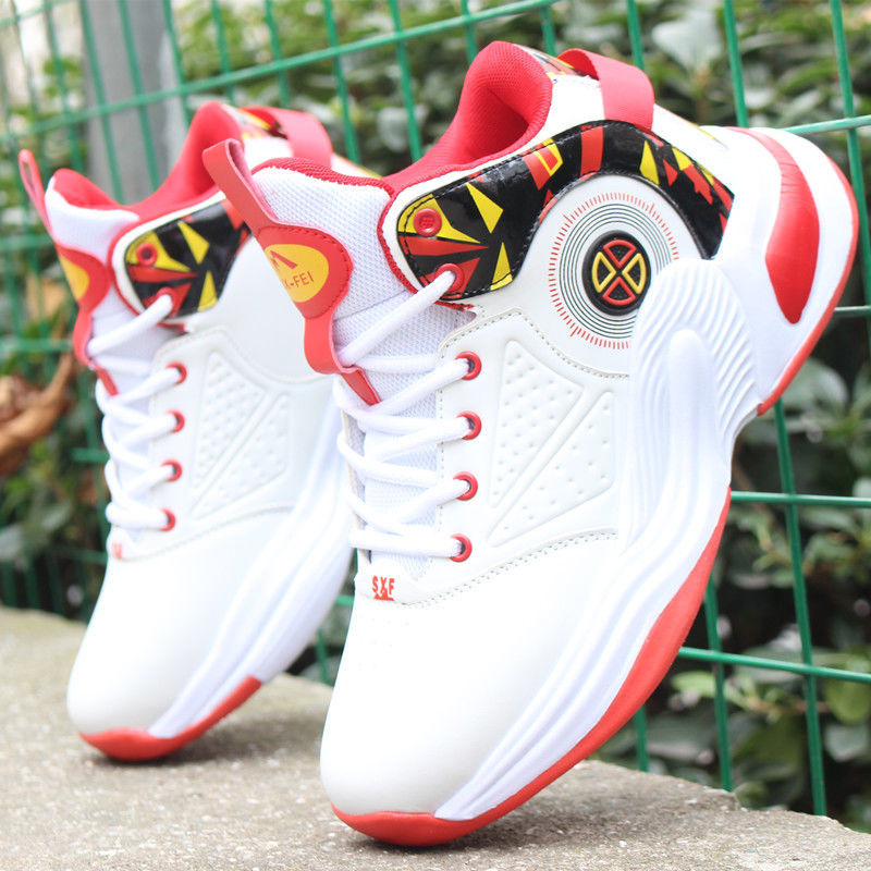 Outdoor Sport Court Flooring - Basketball Shoes For Men High-Top Sneakers