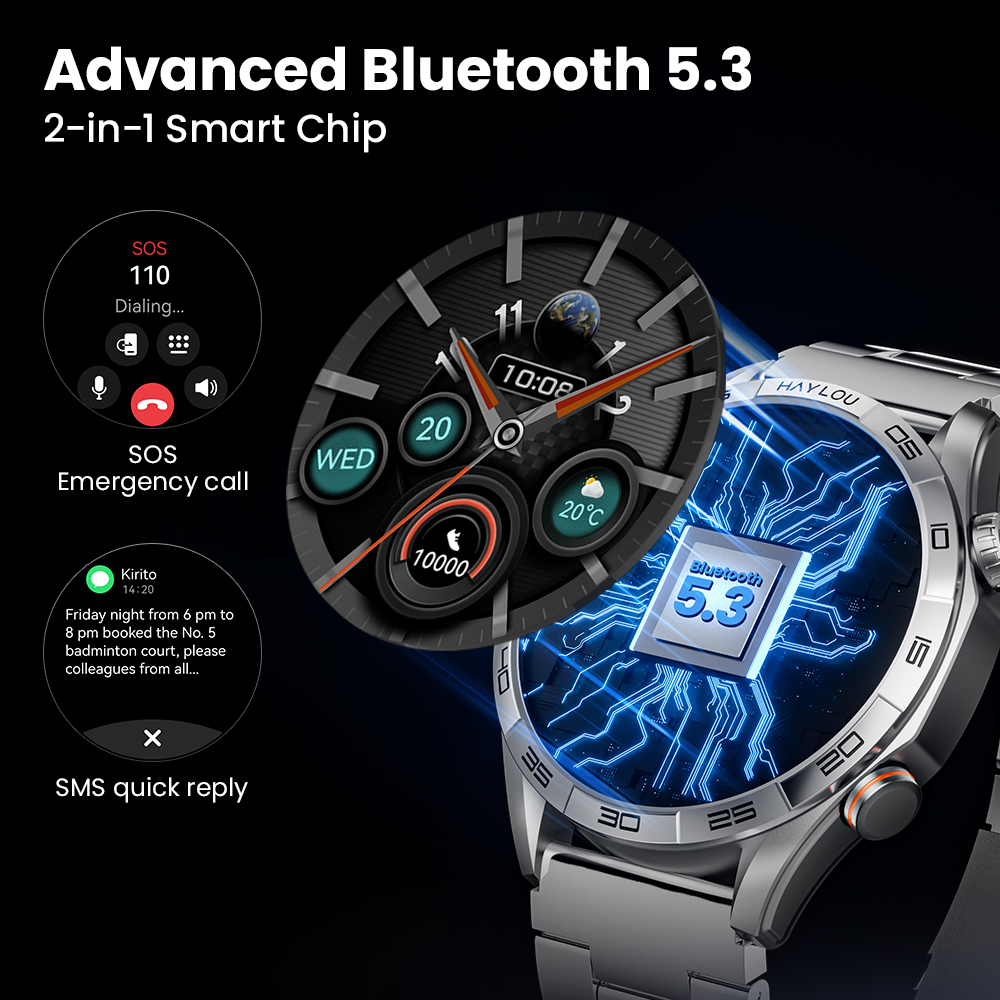 HAYLOU Solar 5 Voice Calling S - Outdoor Sport Smart Watch 评论和价格