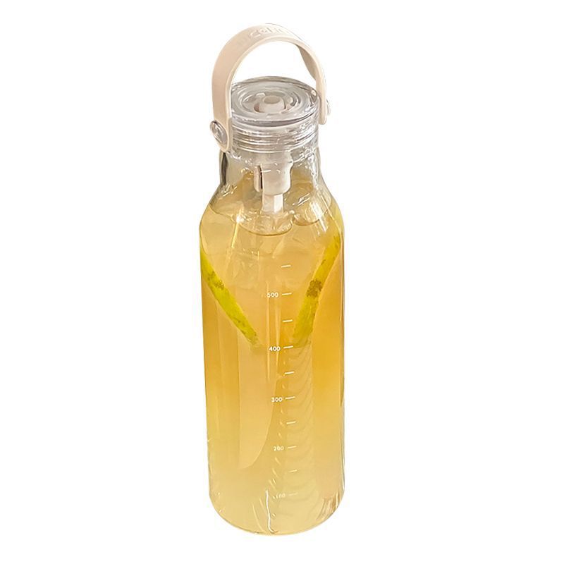 600ML thickened Glass Water Bo - Outdoor Sport Glass Water Bottle 评论和价格