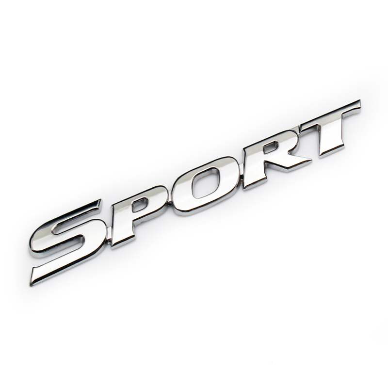 3D Chrome ABS Car Letters Logo - Outdoor Sport Logo 评论和价格