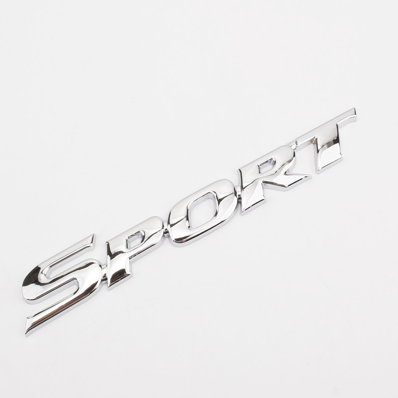 3D Chrome ABS Car Letters Logo - Outdoor Sport Logo 评论和价格