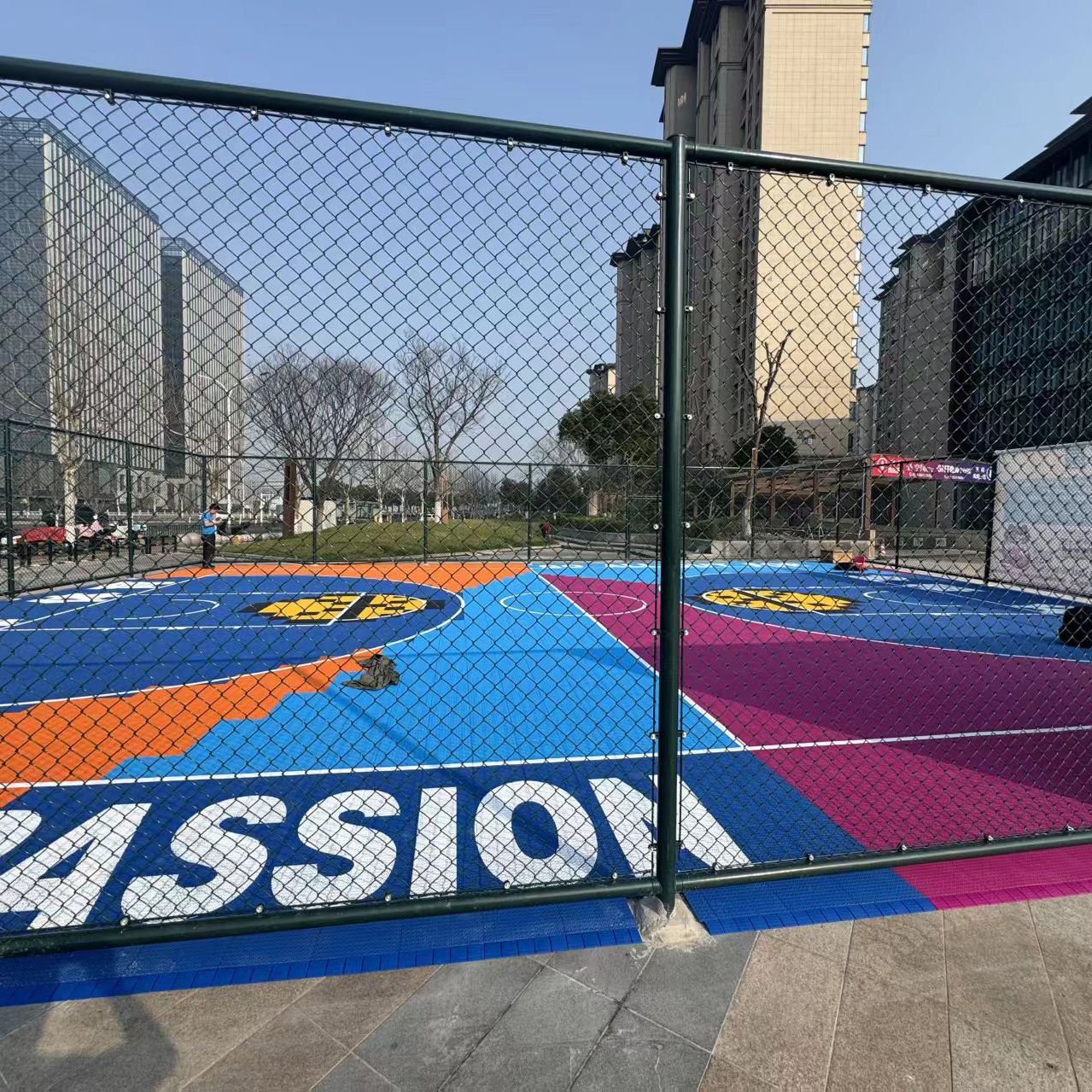 Modern Outdoor Sport Court Til - Outdoor Sport Floor Tiles 评论和价格