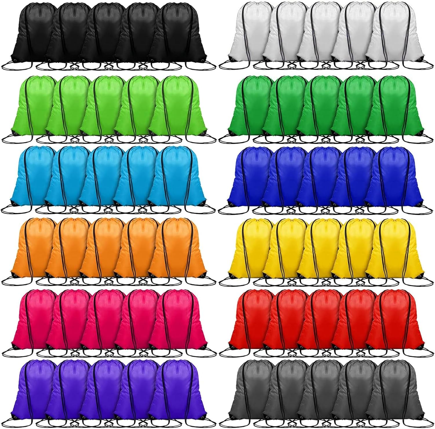 120PCS Drawstring Backpack Bul - Outdoor Sport Activity 评论和价格