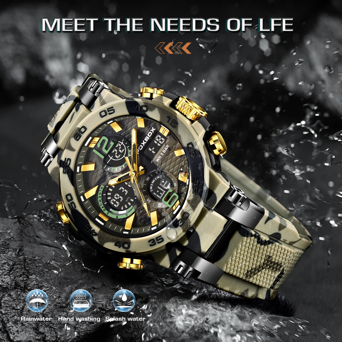 LIGE Electronic Men's Wristwat - Outdoor Sport Smart Watch 评论和价格