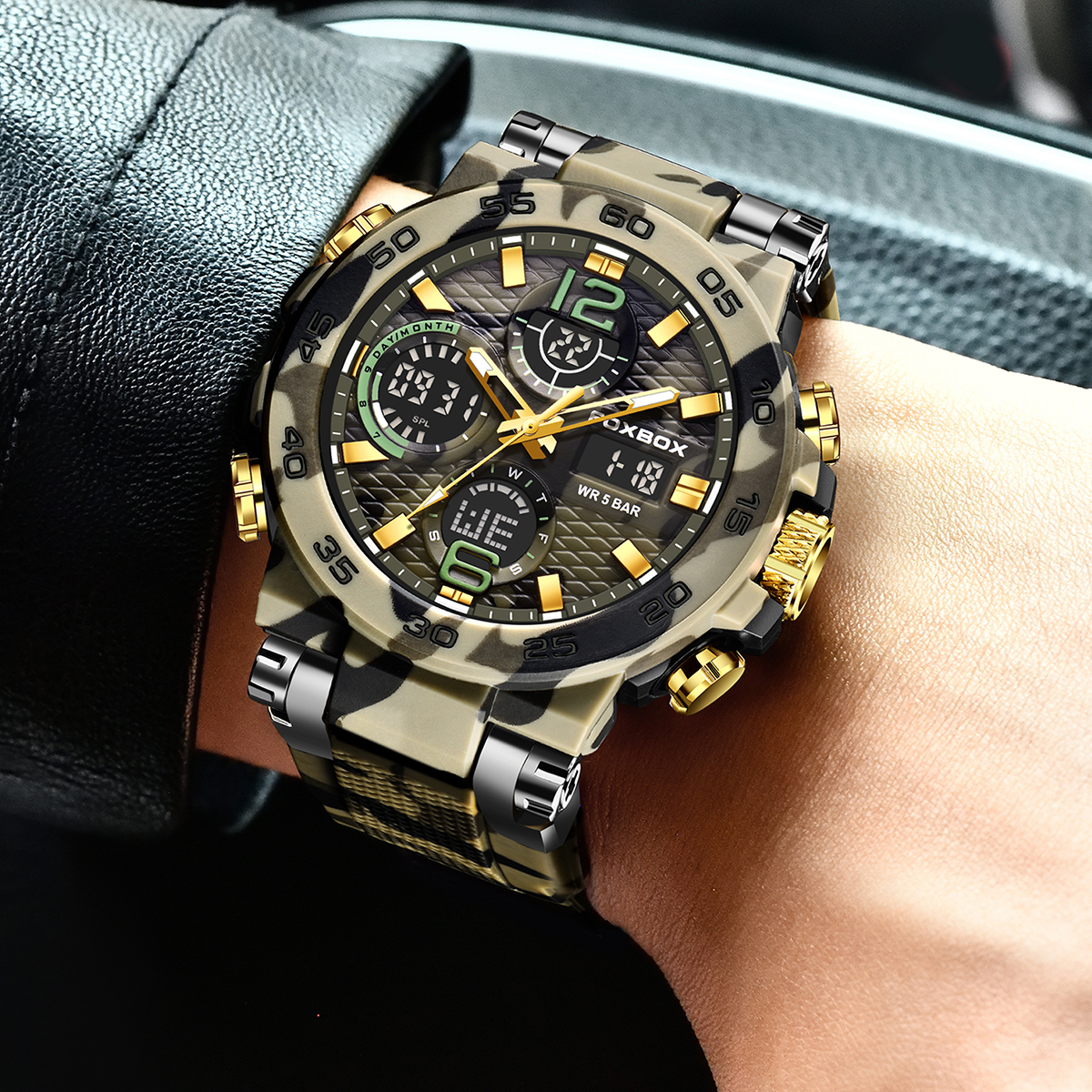 LIGE Electronic Men's Wristwat - Outdoor Sport Smart Watch 评论和价格