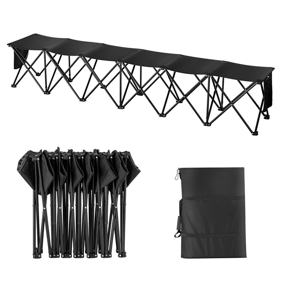 Portable Folding Bench, 6 Seat - Outdoor Sport Bench 评论和价格