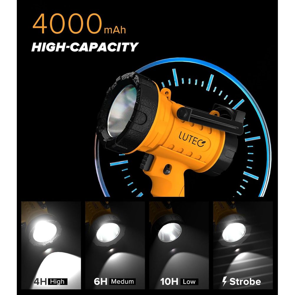 2-Pack Rechargeable 90,000 Lux - Outdoor Spotlight 评论和价格
