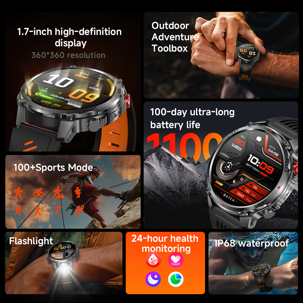 2026 New T-Rex3 Ultra 1100mAh  - Outdoor Sport Smart Watch 评论和价格