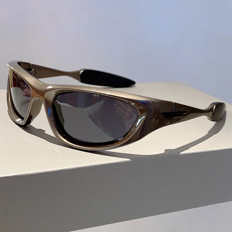 Y2K Punk Sunglasses Men New Ou - Outdoor Sport Activity 评论和价格