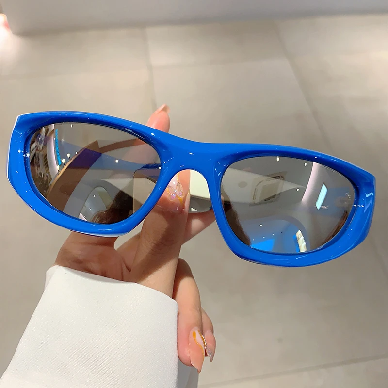 Y2K Punk Sunglasses Men New Ou - Outdoor Sport Activity 评论和价格