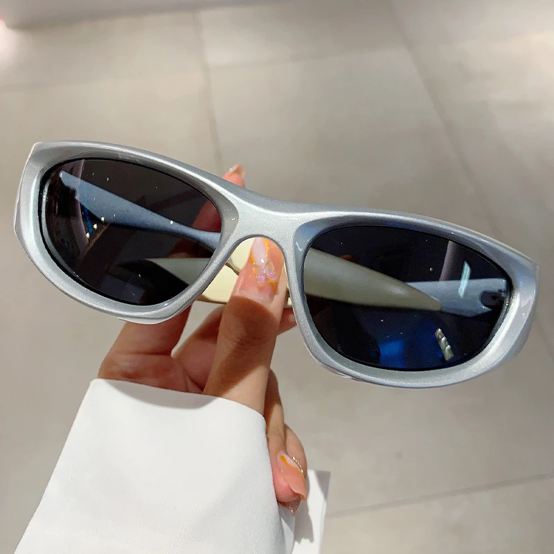 Y2K Punk Sunglasses Men New Ou - Outdoor Sport Activity 评论和价格