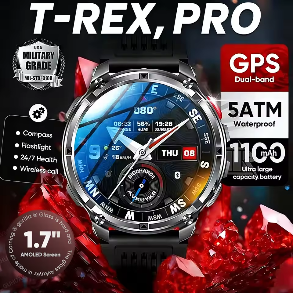 2026 New T-Rex3 Pro 1100mAh Ba - Outdoor Sport Smart Watch 评论和价格