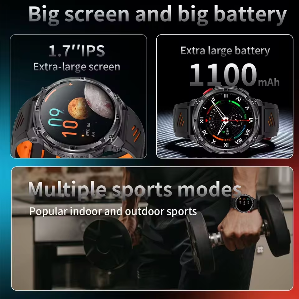 2026 New T-Rex3 Pro 1100mAh Ba - Outdoor Sport Smart Watch 评论和价格
