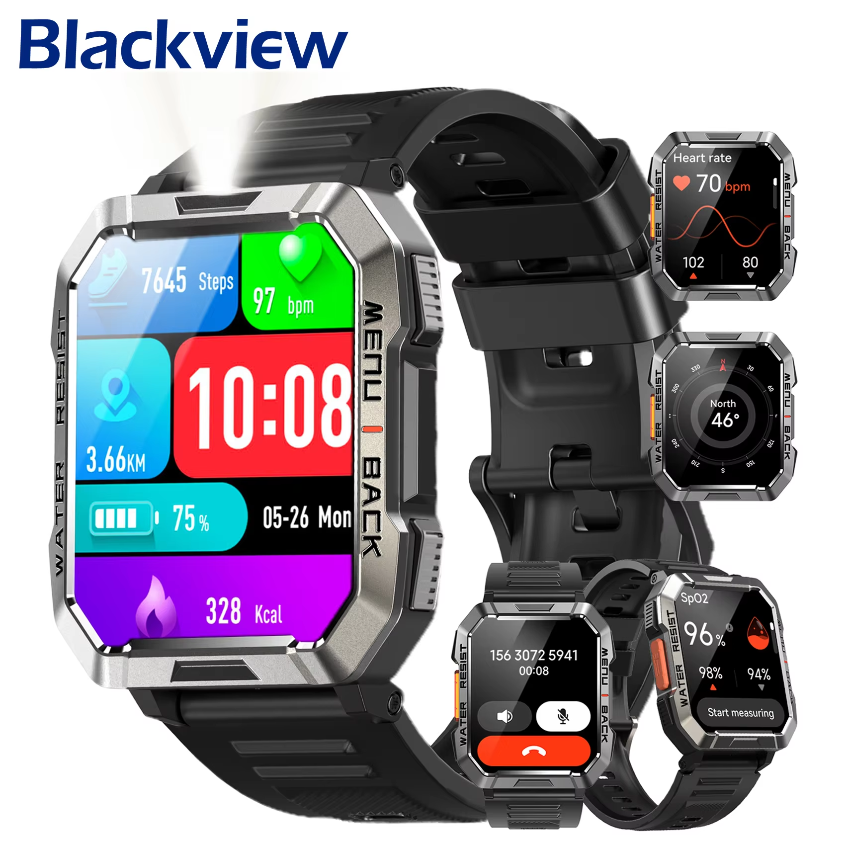 Blackview W60 Waterproof Smart - Outdoor Sport Smart Watch 评论和价格