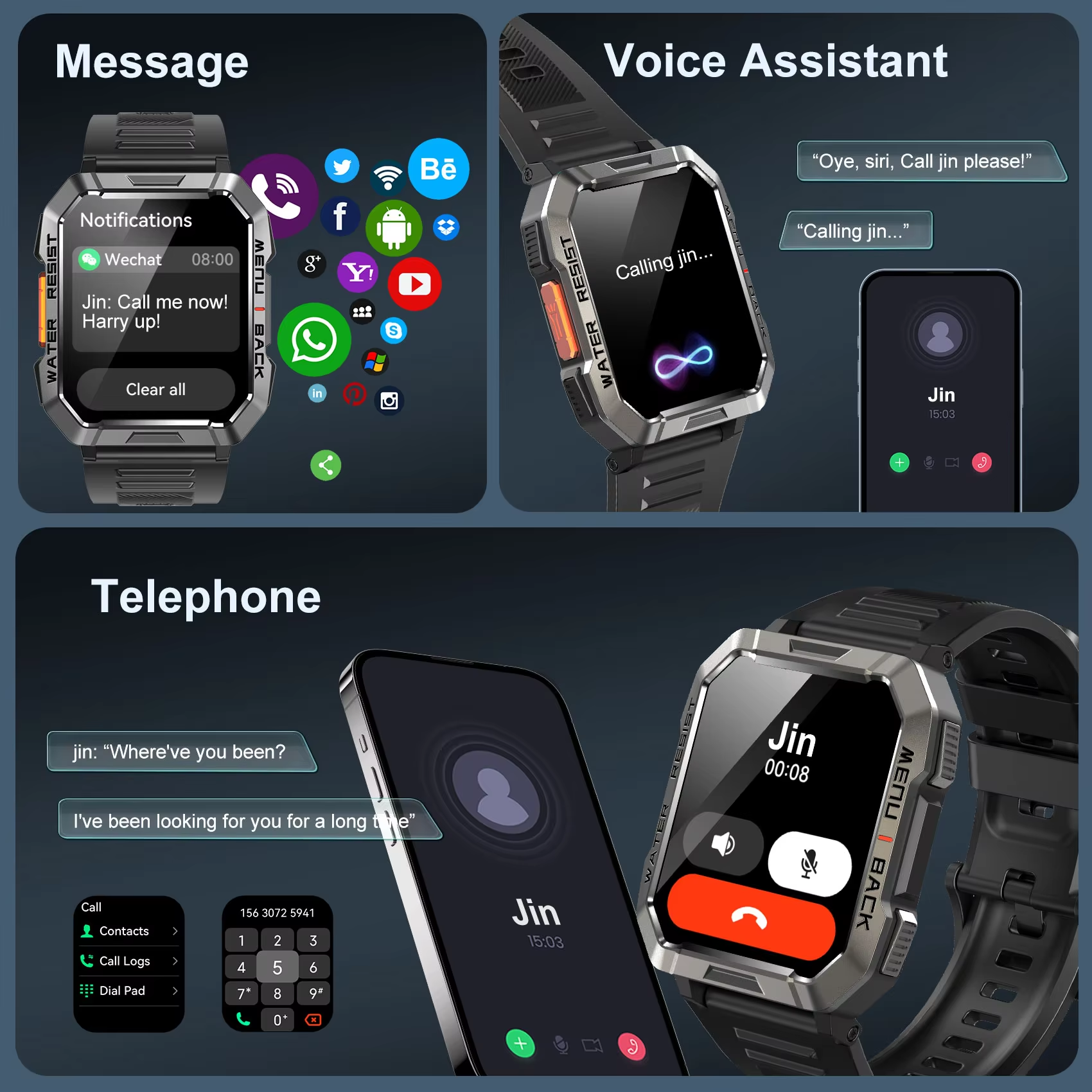 Blackview W60 Waterproof Smart - Outdoor Sport Smart Watch 评论和价格