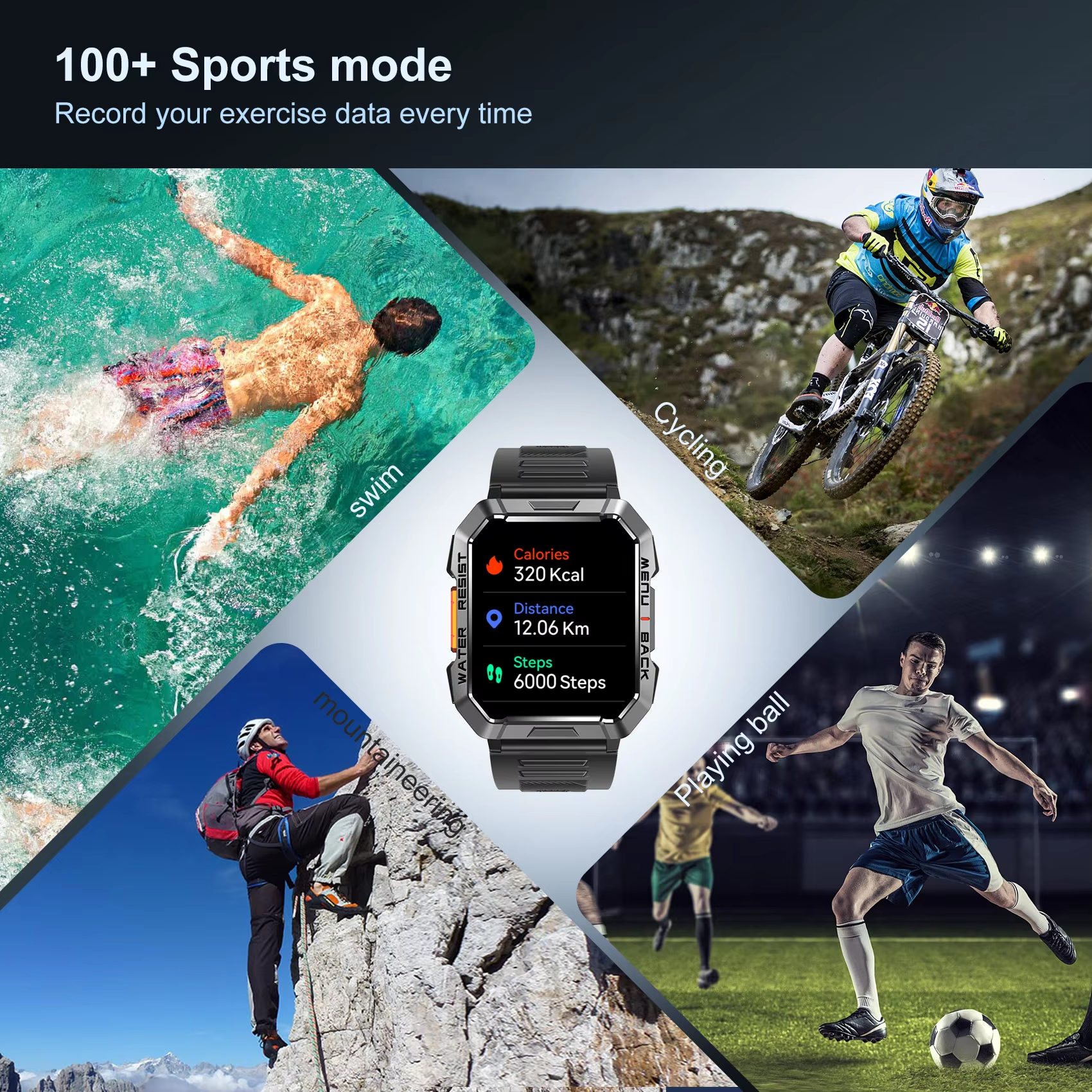 Blackview W60 Waterproof Smart - Outdoor Sport Smart Watch 评论和价格