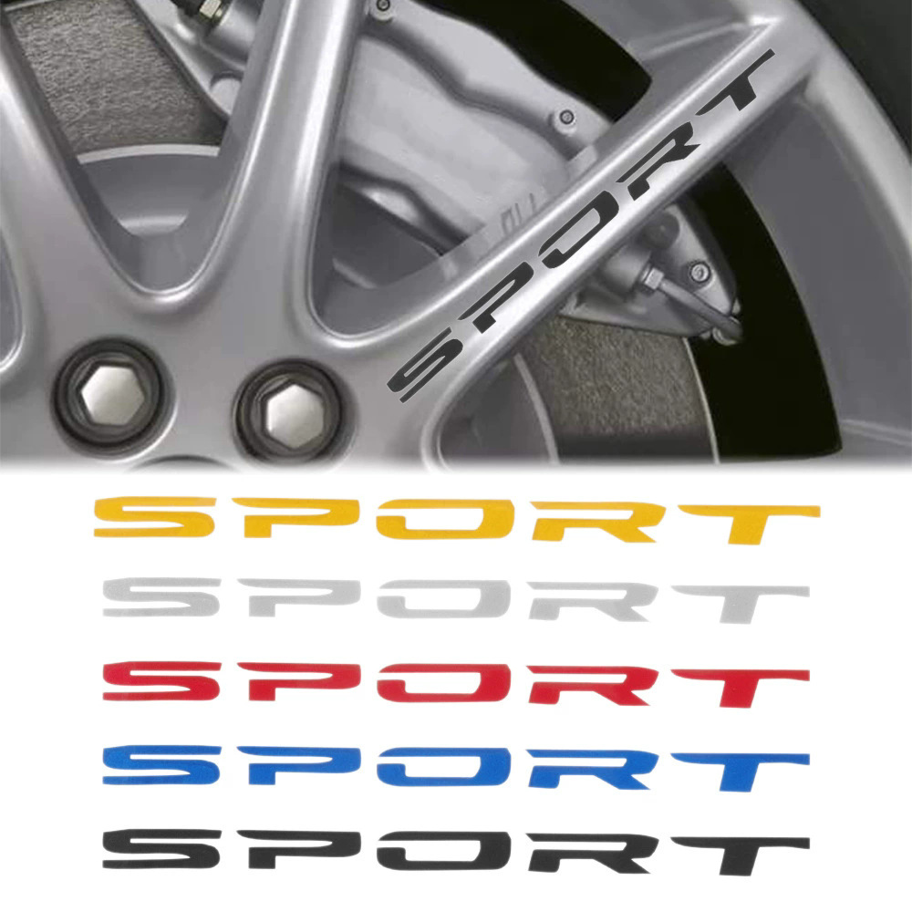 Fashion 4pc Car Stickers Wheel - Outdoor Sport Logo 评论和价格