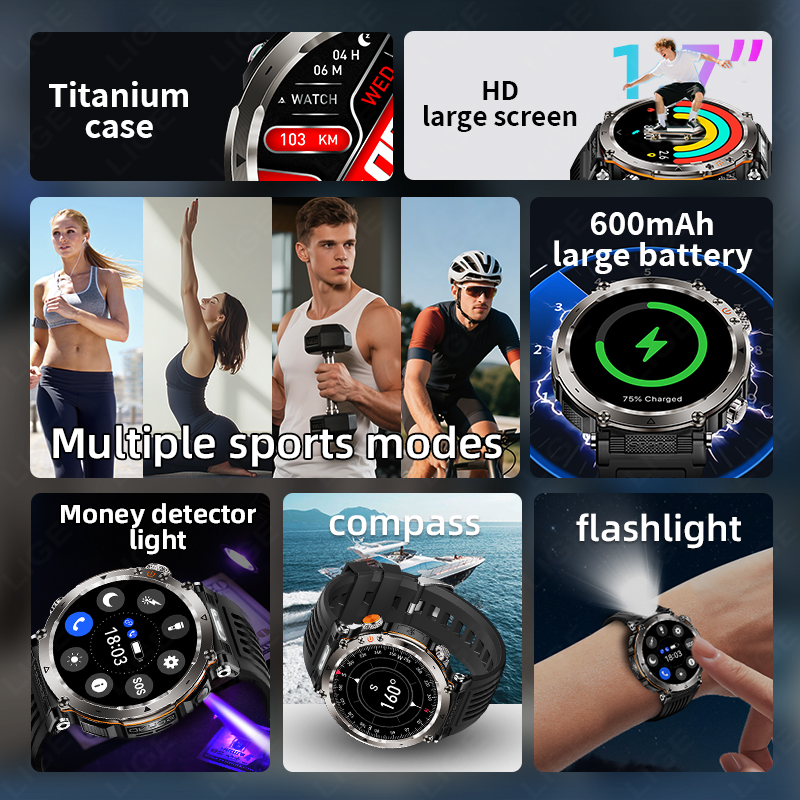 New Military Outdoor Smartwatc - Outdoor Sport Smart Watch 评论和价格