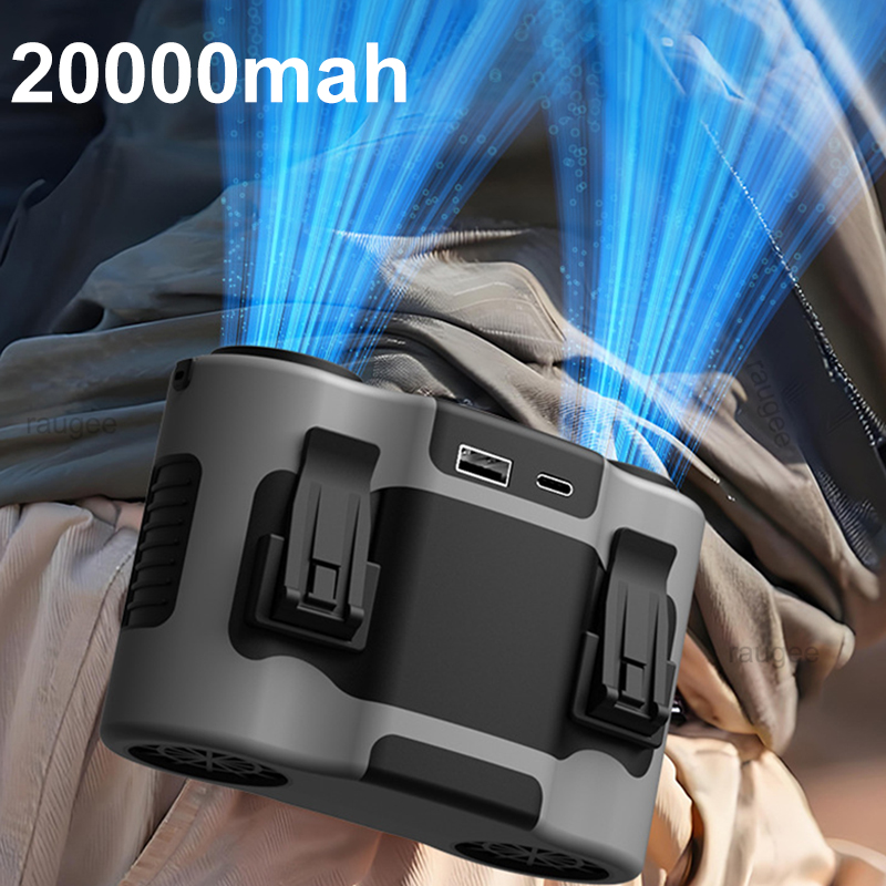 20000Mah Waist Fan Portable Cl - Outdoor Sport Outlet 评论和价格