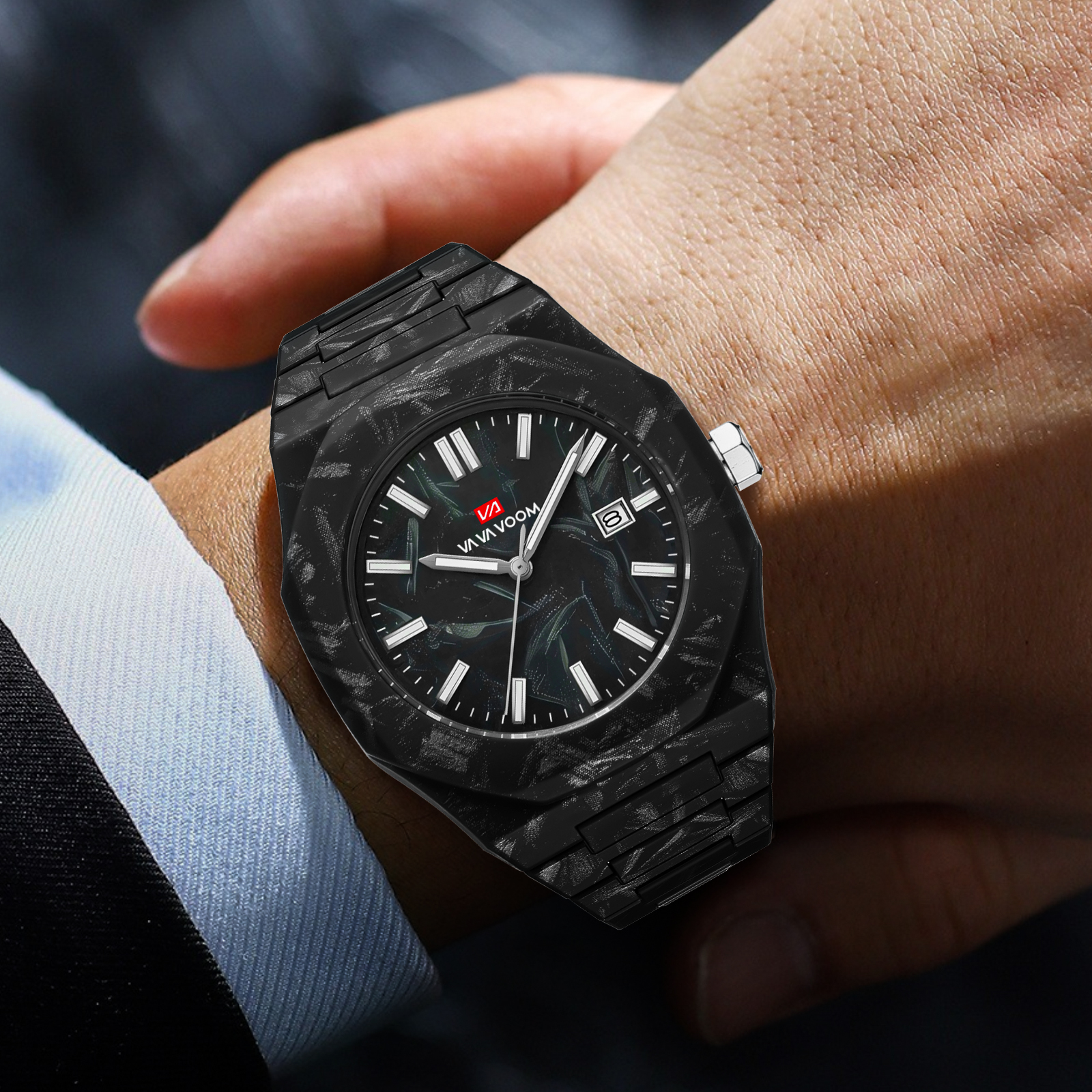 VA VA VOOM Men Watches Quartz  - Outdoor Sport Smart Watch 评论和价格