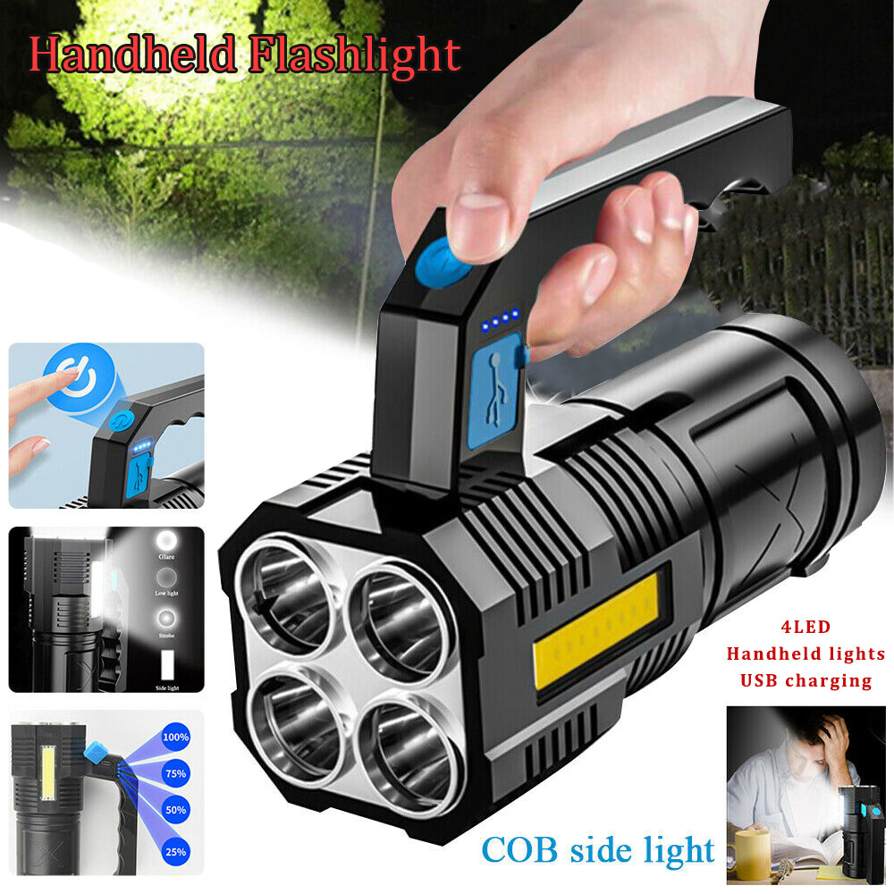 USB Rechargeable Handheld LED  - Outdoor Spotlight 评论和价格
