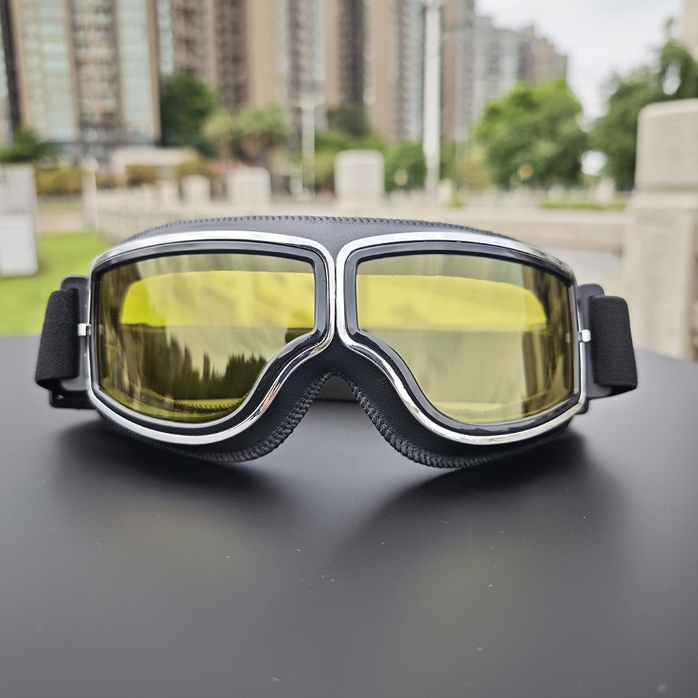 Newest -Style Leather Goggles  - Outdoor Sports Store 评论和价格