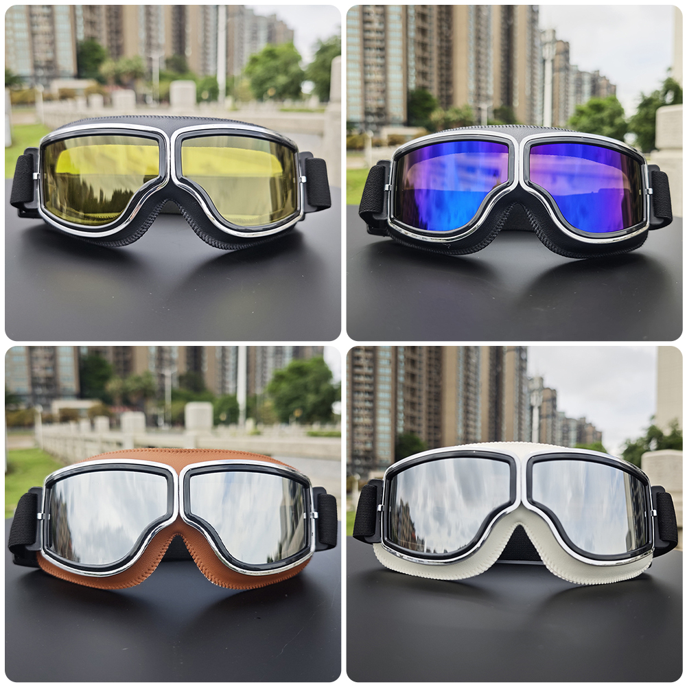 Newest -Style Leather Goggles  - Outdoor Sports Store 评论和价格