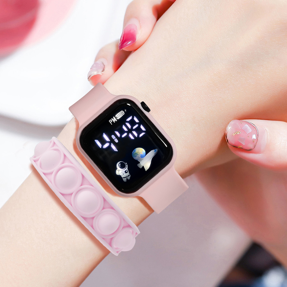 2PCS Children's Smart Watch Br - Outdoor Sport Smart Watch 评论和价格